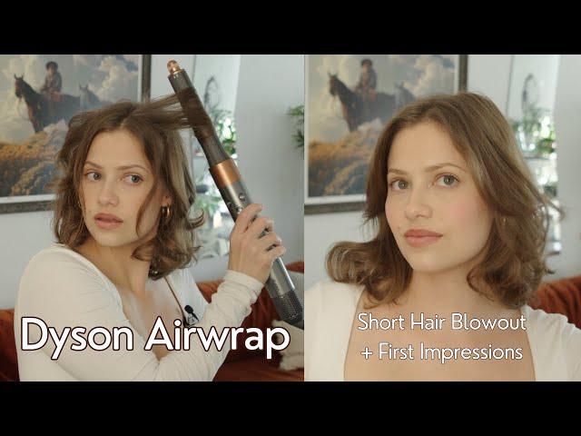 Dyson Airwrap - Short hair blowout & first impressions