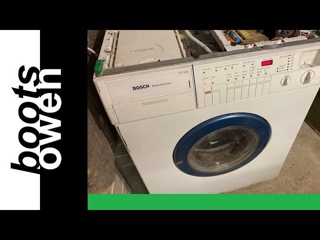 Bosch WFP3300: First test wash: so many little issues