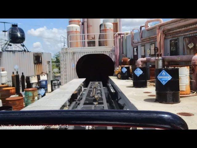 Backlot Stunt Coaster (HD POV) Kings Island