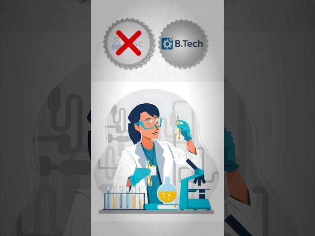 BTech vs BSc : Shocking Truth! #shorts #btech #bsc #engineering #cse