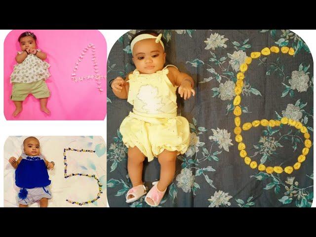 Baby's monthly photoshoot ideas|Monthly photoshoot|1 to 12 months photoshoot ideas