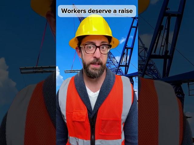 Workers deserve a raise  #construction #adamrose #engineering #workers