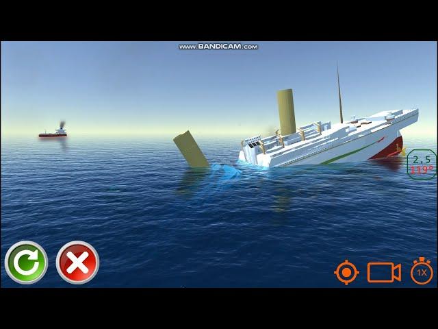 Britannic Sinking Like Titanic - Ship Handling Simulator - Ship Mooring 3D