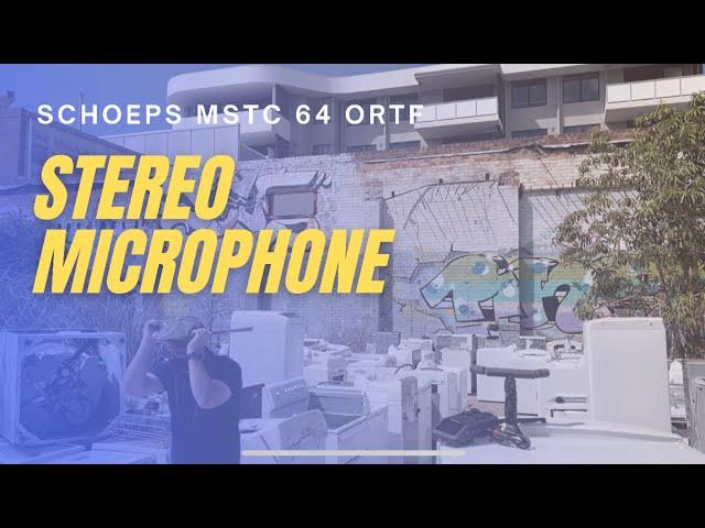 The Schoeps MSTC 64 U ORTF Stereo Microphone #mic #mirophone #ORTF