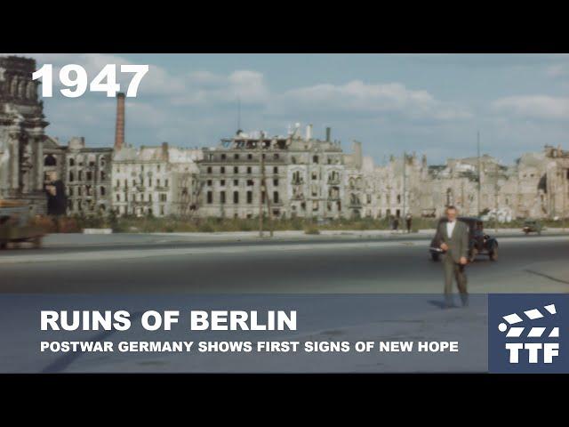 1947 RUINS OF BERLIN - POSTWAR GERMANY