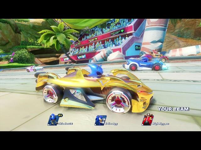 Team Sonic Racing (PS4) Online Multiplayer Races Part 2