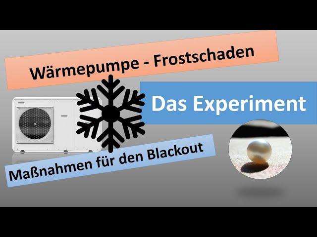 Was tun gegen Frostschaden an der Wärmepumpe?