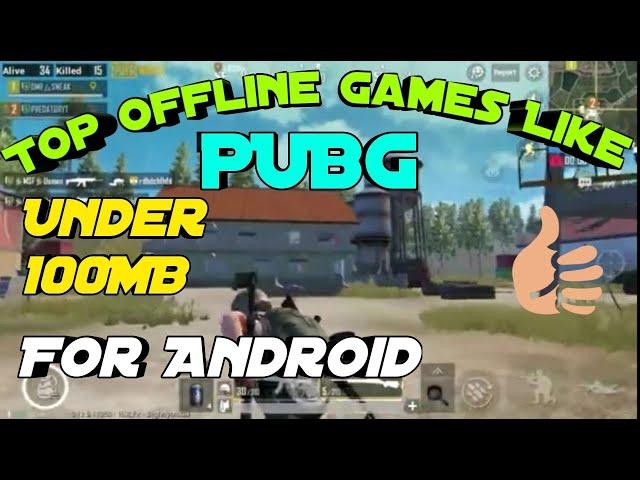 Top 5 Offline Games Like Pubg | Offline Battleground Games