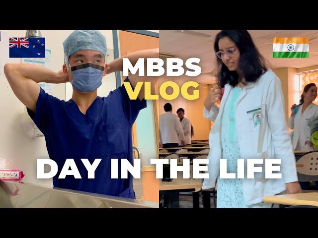 Comparing Day in the Life of Indian vs Western Medical Students