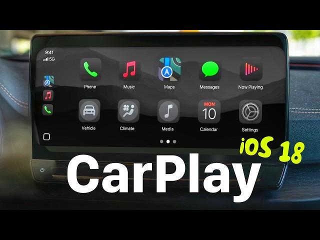  iOS 18 Apple CarPlay | +10 NEW FEATURES!