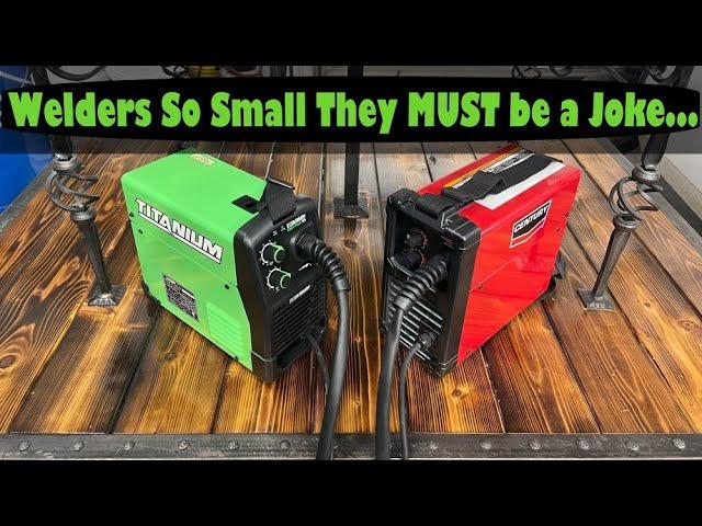 Titanium Flux 125 VS Century FC-90 Flux Core Welder Shootout;  Harbor Freight Tools