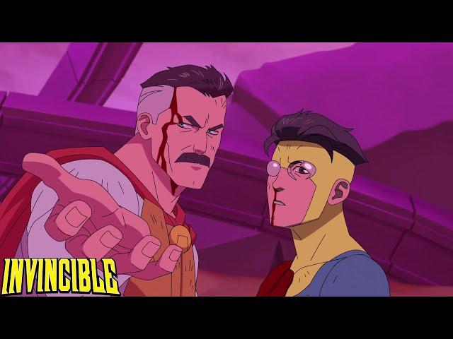 Omni-Man and Invincible vs Vidor and Thula - Invincible