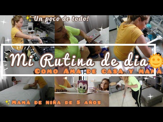 Mi Rutina como ama de casa y mamá de 1 niña/Rutina de dia de una mujer real! #rutina #limpieza