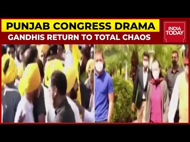 Navjot Singh Sidhu Resigns, Gandhis Return To Total Chaos| Punjab Congress Drama