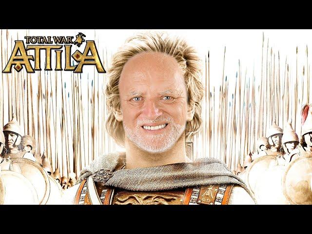 Attila  Total War. Вестготы косплеят Александра Македонского.