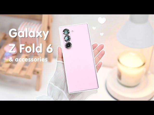  Samsung Galaxy Z Fold 6 aesthetic unboxing | Galaxy Buds3 | Wukong | Gamsir G8+ | Uperfect