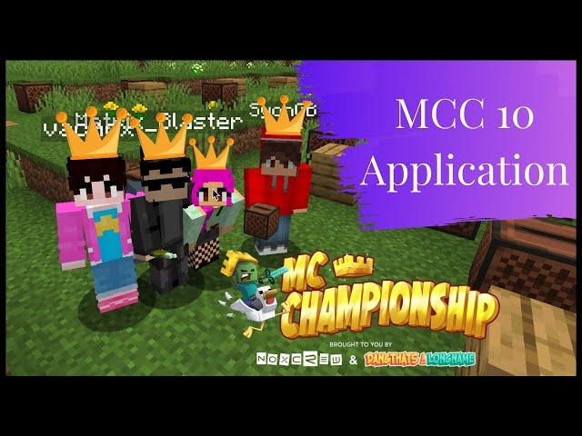 MCC 10 Application