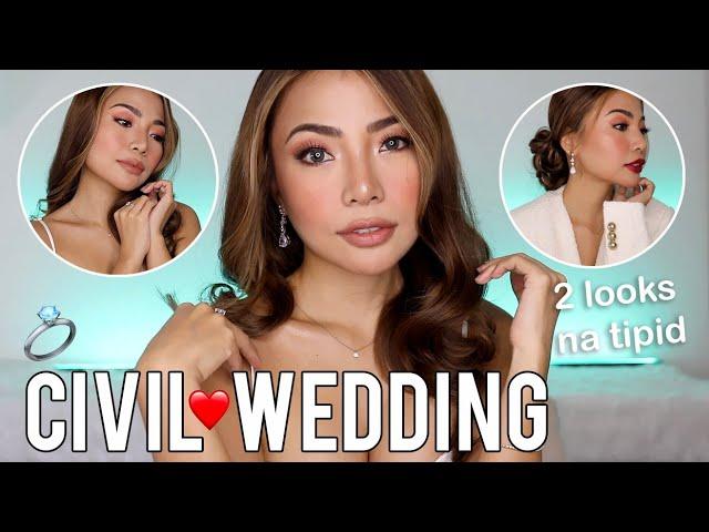 Tipid na CIVIL WEDDING MAKE UP (Para sa Mga Walang Make Up Artist)