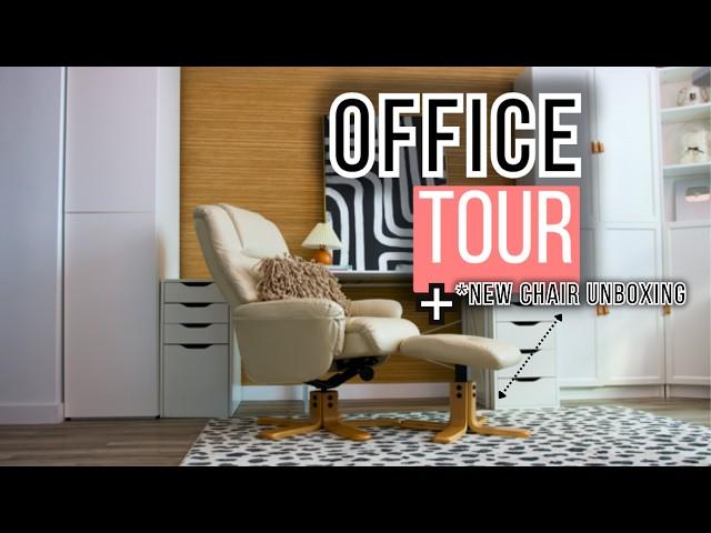 2025 home office Glow-Up! + must-see New Chair unboxing 