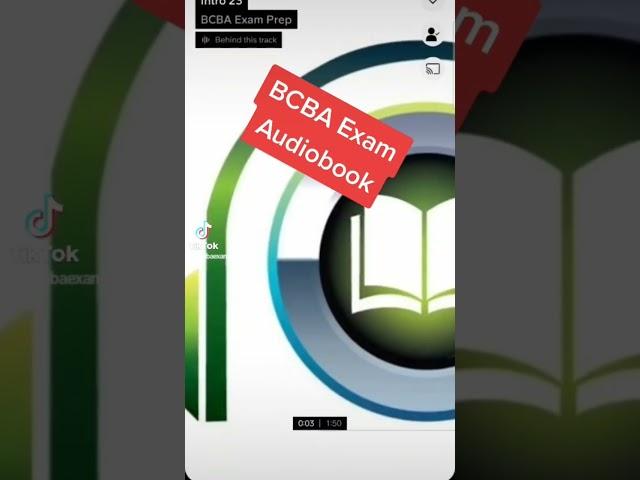 BCBA Exam Audiobook