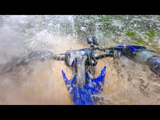 Special - Rainy day Trail Riding with the YZ