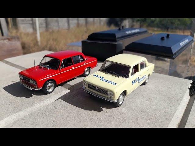 "Жигулі" по - іспанські. Моделі автомобілів SEAT 124 та SEAT 1430 в масштабі 1:43.