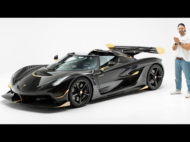 Koenigsegg Jesko Attack "Odin" covered in real Gold and Carbon / The Supercar Diaries