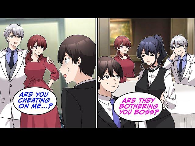 I caught my girlfriend cheating on me in front of a super expensive restaurant [Manga Dub]
