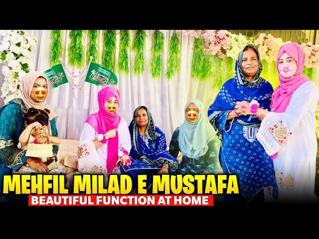 Beautiful Function  Mehfil Milad E Mustafa  Aj Ami Ki Sab Girls YouTuber Say Mulaqat Hoi ||