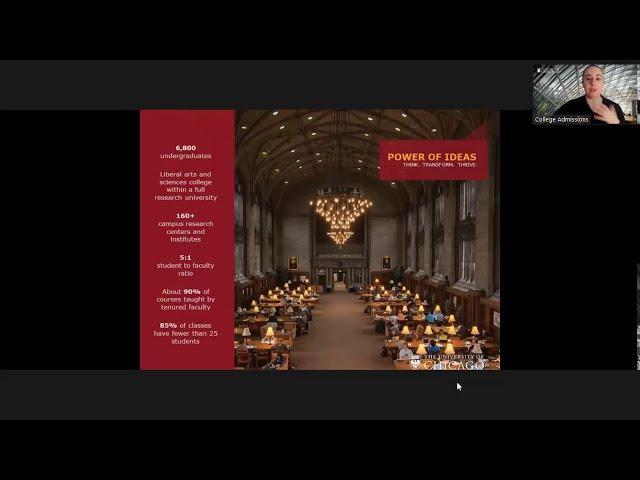 UChicago Virtual Information Session