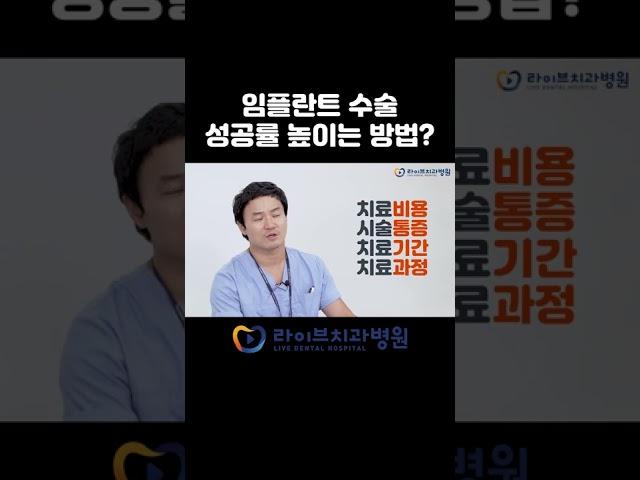 임플란트 시술도 발전한다! : 친수성임플란트란? #Shorts