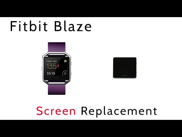 Tutorial How to Replace Repair Broken Shattered Fitbit Blaze Screen