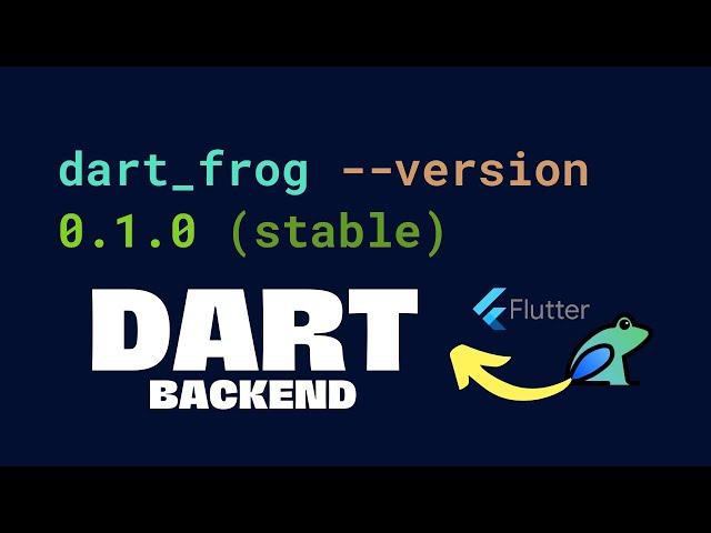 Trying Out Flutter Dart for Backend | Dart Frog