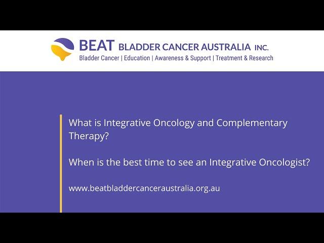 COMPLEMENTARY AND INTEGRATIVE HEALTH 1: What is Integrative Oncology and Complementary Therapy