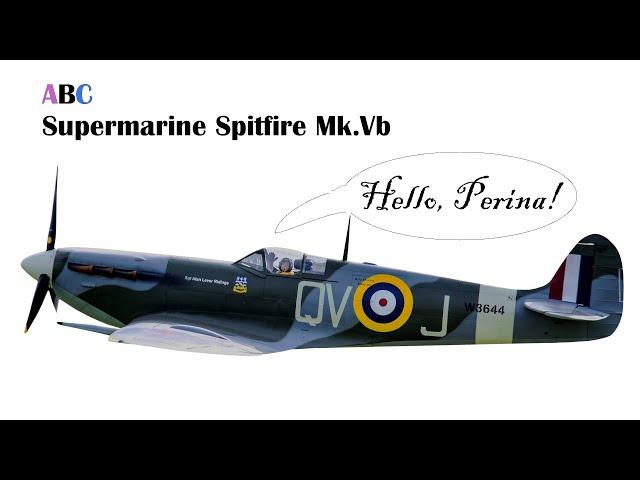 Představení ABC vystřihovánky - Supermarine Spitfire Mk.Vb