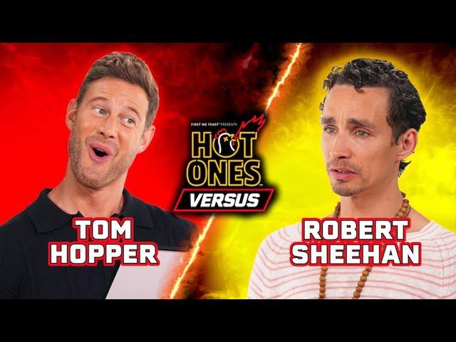 The Umbrella Academy's Tom Hopper vs. Robert Sheehan | Hot Ones Versus