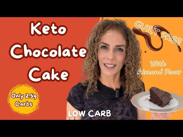 KETO Chocolate Cake  - Only 2.5g Carbs Per Serve