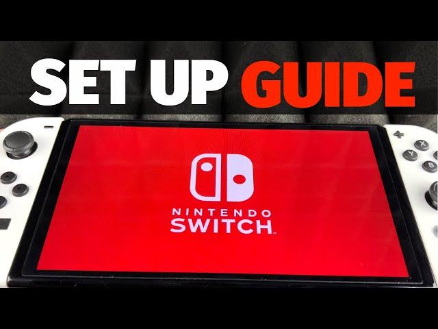 How to Set Up New Nintendo Switch Oled Model | Beginners Guide | First Time Turning On