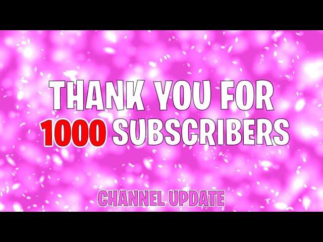 THANK YOU FOR 1000 SUBSCRIBERS! Channel Update | SpencerPremier