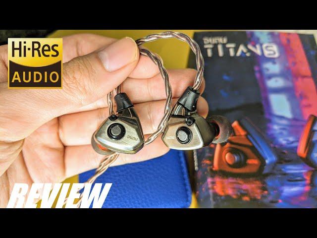 REVIEW: DUNU Titan S HiFi IEM Earbuds - Cyberpunk Design? (In Ear Monitor)