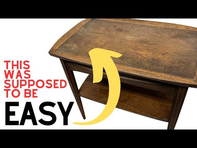 When a "Quick Flip" Goes Wrong: FRUSTRATING Side Table Makeover