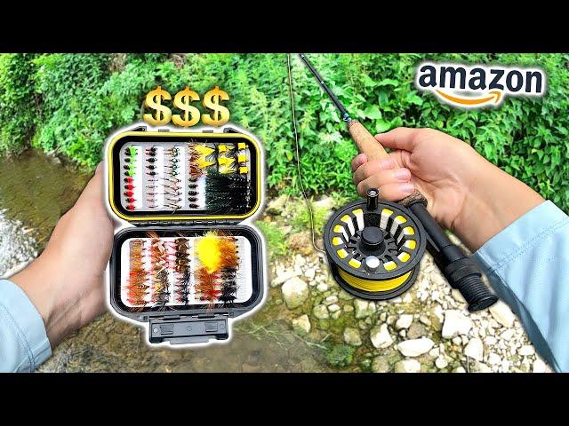 The MOST EXPENSIVE Amazon Fly Fishing Kit!! (Fishing Challenge)