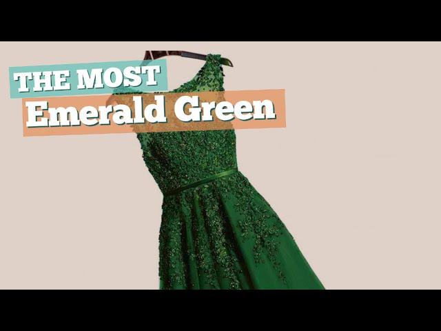 Emerald Green Homecoming Dresses // The Most Popular 2017