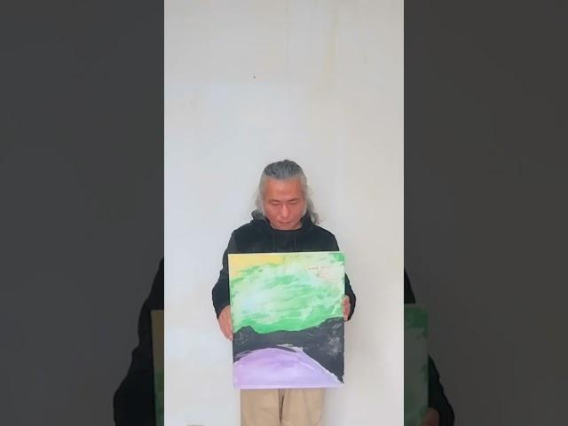 自然诗境，笔触生辉  Nature's poetry in every stroke. #art #painting