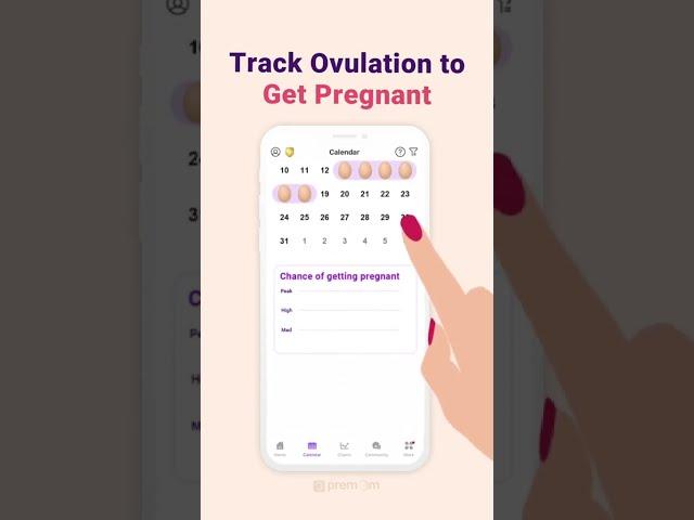 Track Ovulation to Get Pregnant with Premom