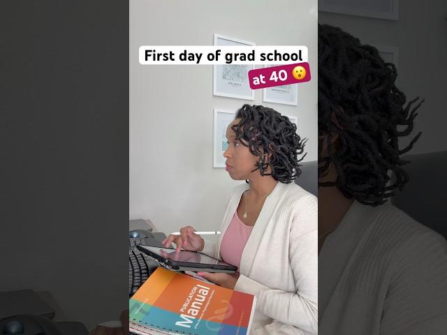 First day of grad school | Master of Social Work #msw #mom #smallbusinessowner #40yearsold