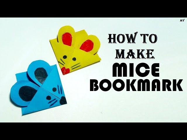 How To Make Mice Corner Bookmark