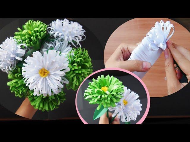 สอนทำดอกไม้กระดาษ | How to make Very Easy and simple paper Flowers