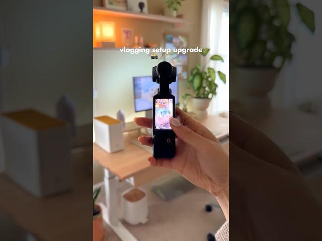 my vlogging setup got an upgrade, DJI Osmo Pocket 3!  #shorts