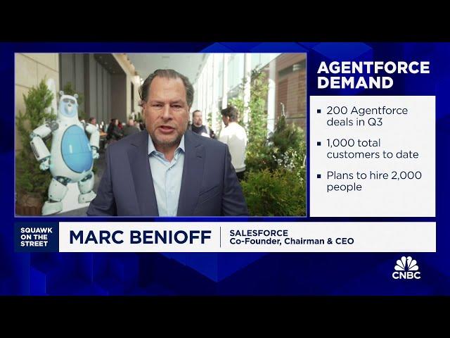 Salesforce CEO Marc Benioff: We're seeing the future of work with Agentforce 2.0